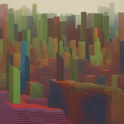 a city by Carlos Cruz-Diez