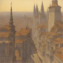 a city by Carlos Schwabe