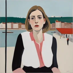 a city by Chantal Joffe