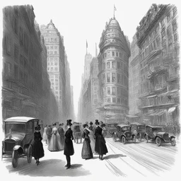 a city by Charles Dana Gibson