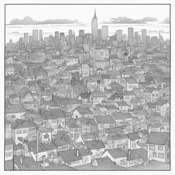 a city by Charles Schulz