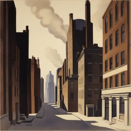 a city by Charles Sheeler