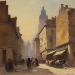 a city by Charles Victor Thirion