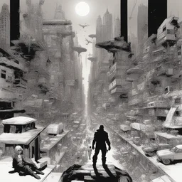 a city by Chris Bachalo