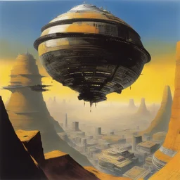 a city by Chris Foss
