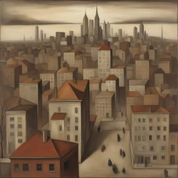 a city by Christian Schad