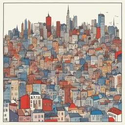 a city by Christoph Niemann