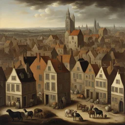 a city by Clara Peeters
