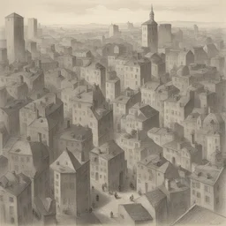 a city by Claude Melan