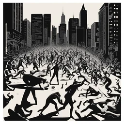 a city by Cleon Peterson