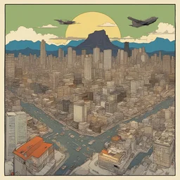 a city by Cliff Chiang