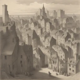 a city by Clovis Trouille