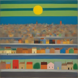 a city by Craigie Aitchison