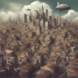 a city by Craola