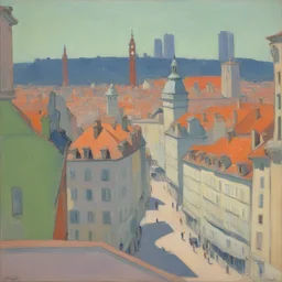 a city by Cuno Amiet