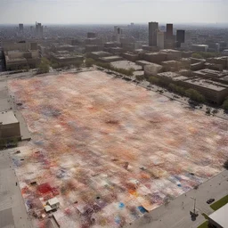 a city by Dan Colen