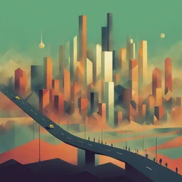 a city by Dan Matutina