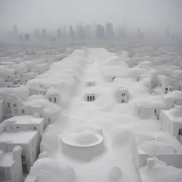 a city by Daniel Arsham