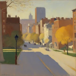 a city by Daniel Garber
