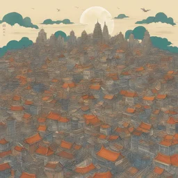 a city by Dao Le Trong