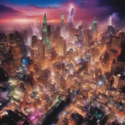 a city by David LaChapelle