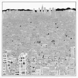 a city by David Shrigley