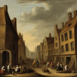 a city by David Teniers