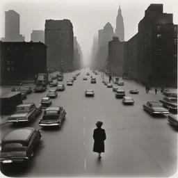 a city by Diane Arbus