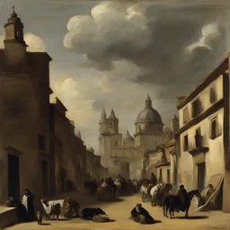 a city by Diego Velázquez