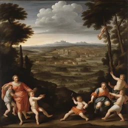 a city by Domenichino