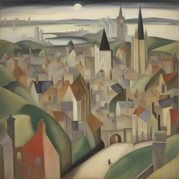 a city by Dora Carrington
