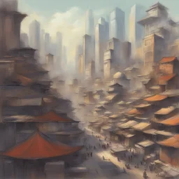a city by Doug Chiang