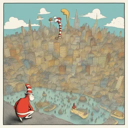 a city by Dr. Seuss