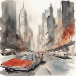 a city by Dustin Nguyen