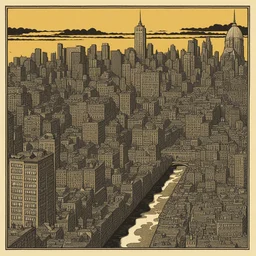 a city by Ed Piskor
