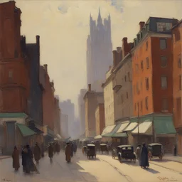 a city by Edgar Alwin Payne