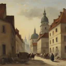 a city by Eduard Gaertner