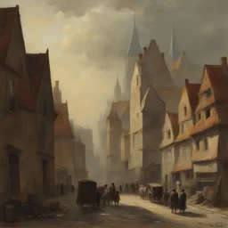 a city by Eduard Wiiralt