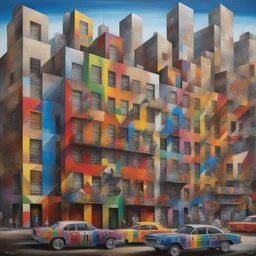 a city by Eduardo Kobra