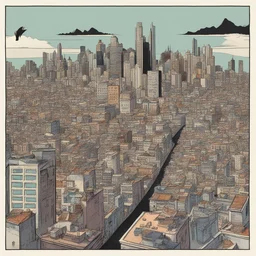 a city by Eduardo Risso