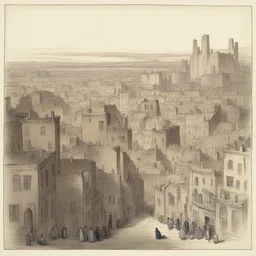 a city by Edward Lear