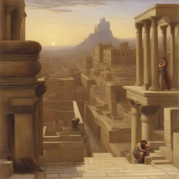 a city by Edward Poynter