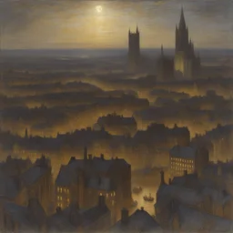 a city by Edward Robert Hughes