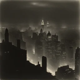 a city by Edward Steichen