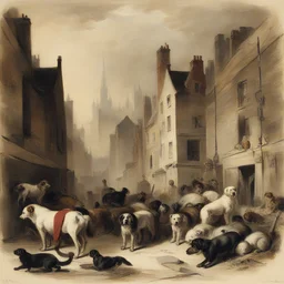 a city by Edwin Henry Landseer