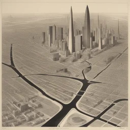 a city by Eero Saarinen