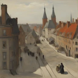 a city by Eilif Peterssen