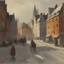 a city by Einar Hákonarson