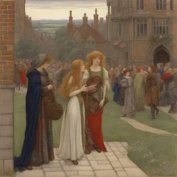 a city by Eleanor Fortescue-Brickdale