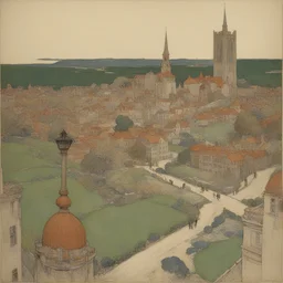 a city by Elizabeth Shippen Green